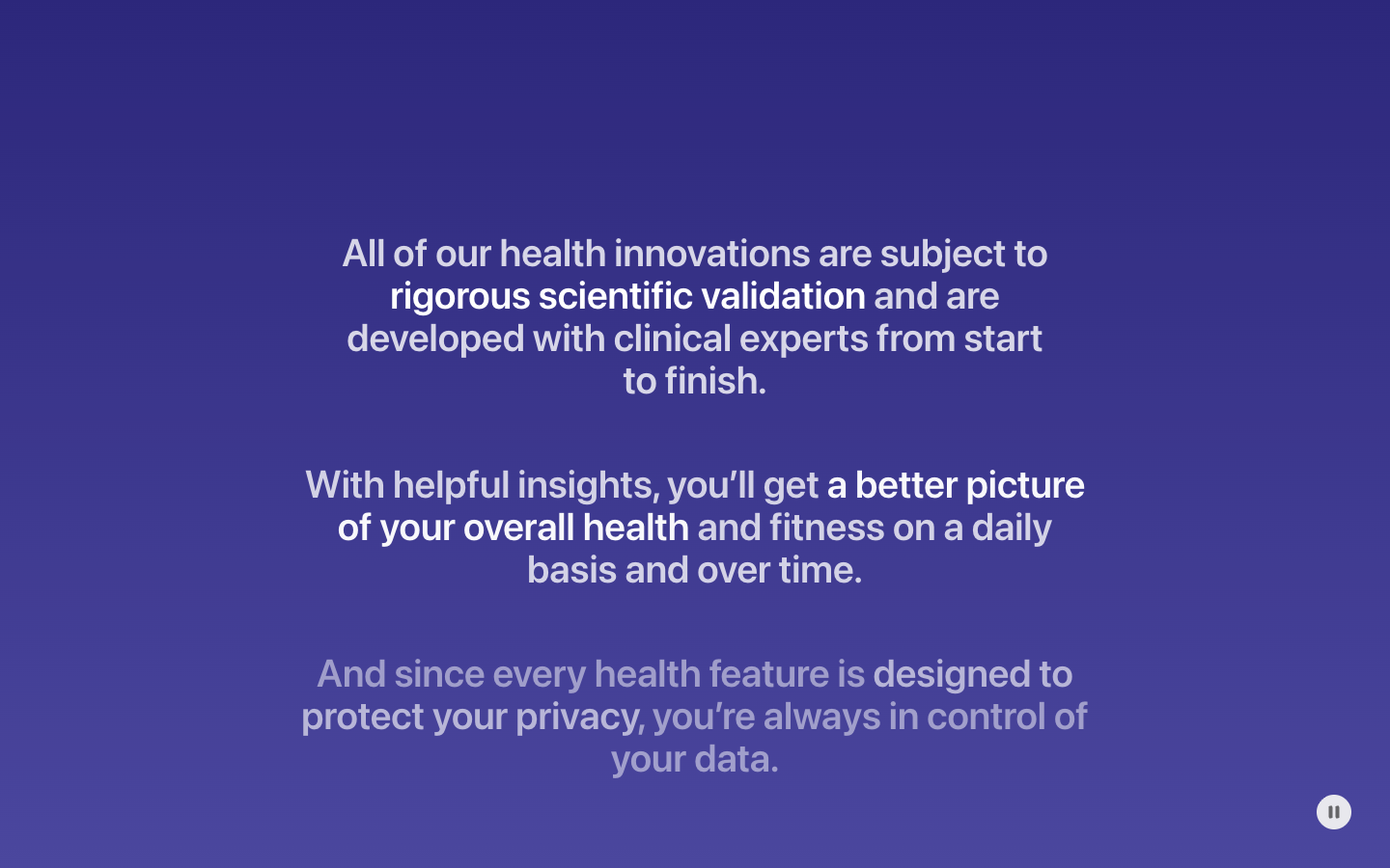Apple Health mid-page