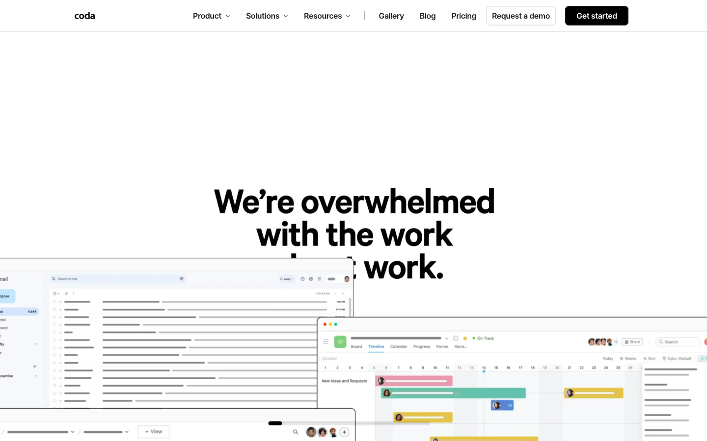 Coda lower page