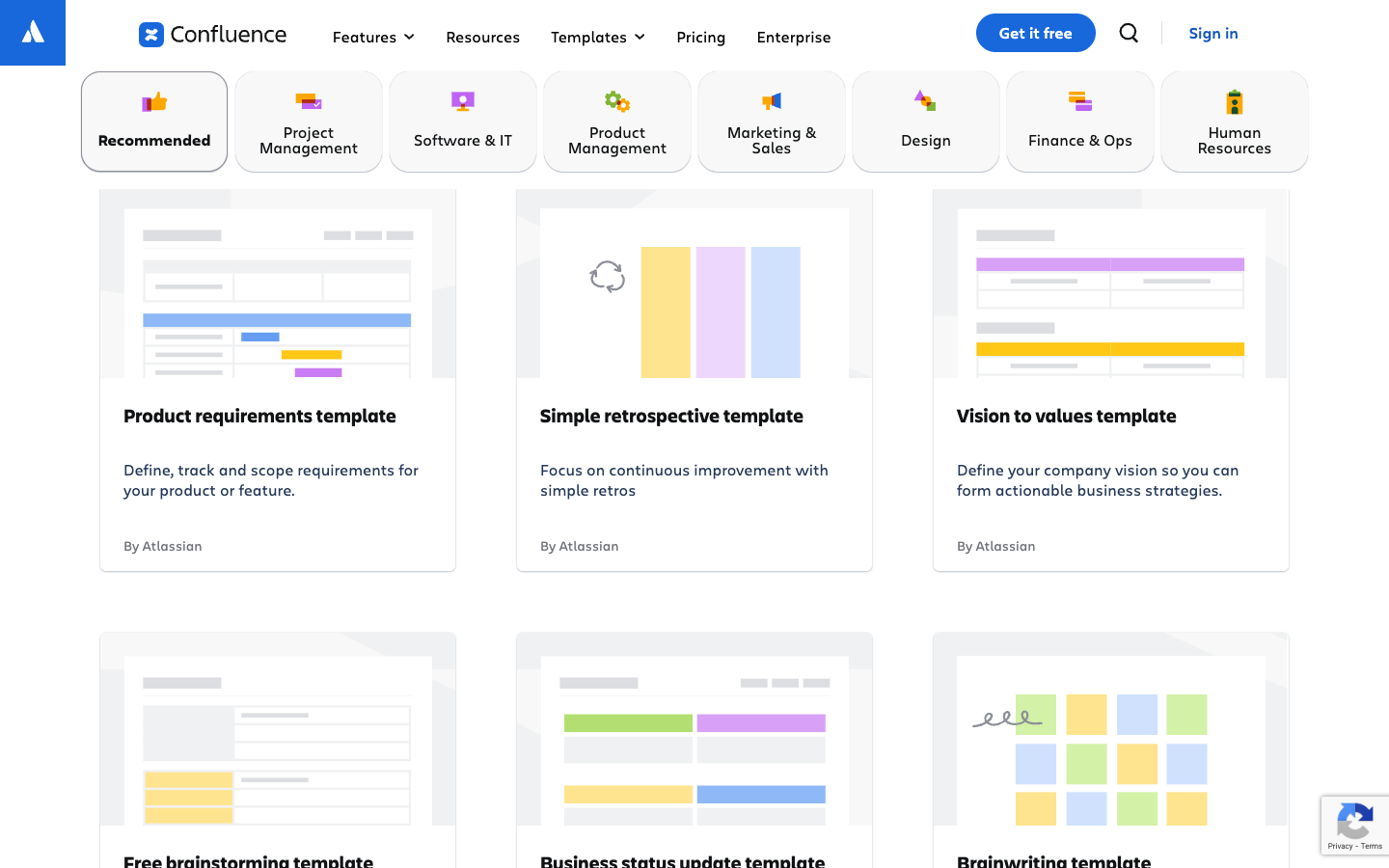 Confluence mid-page