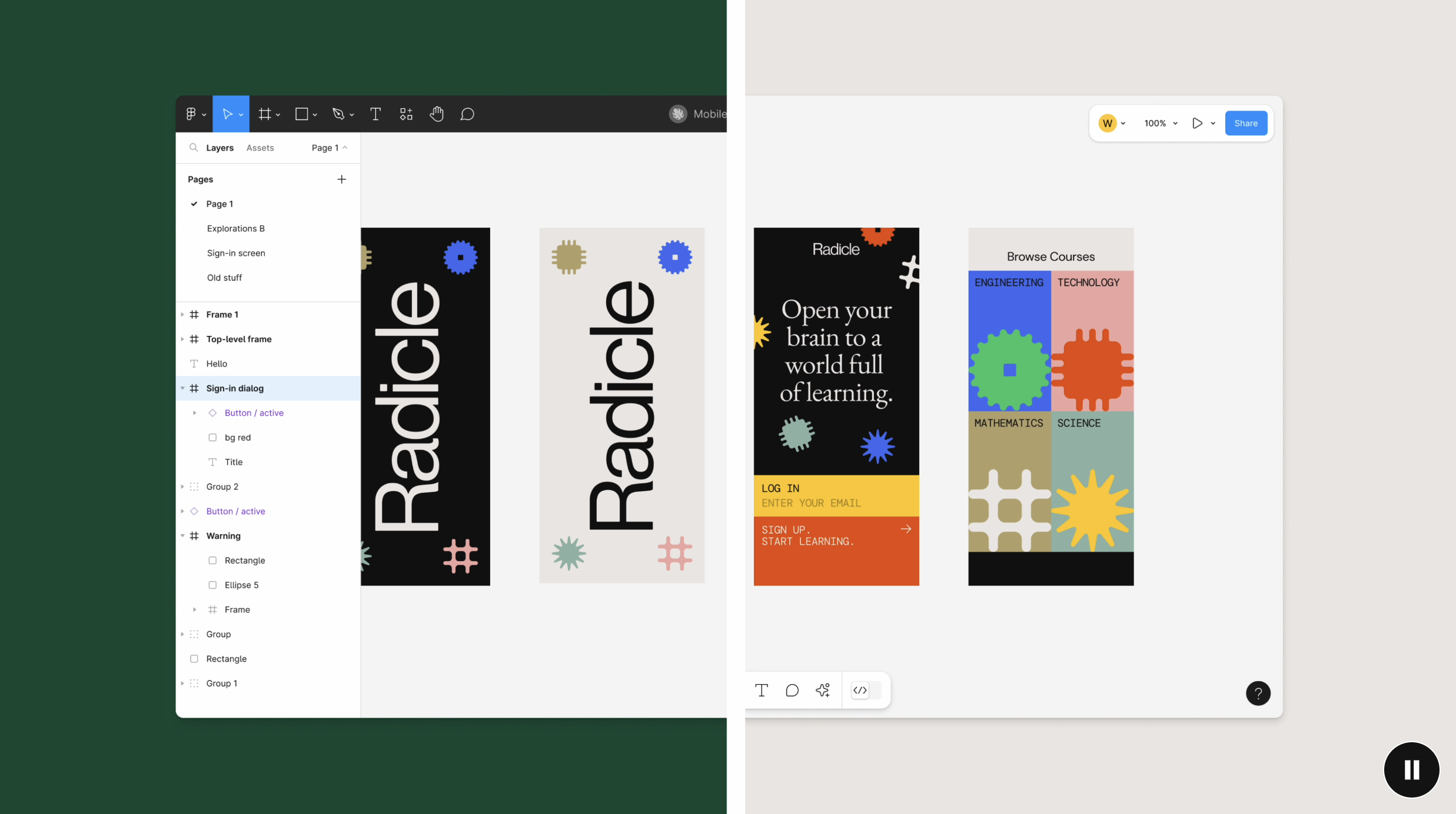 Figma above the fold