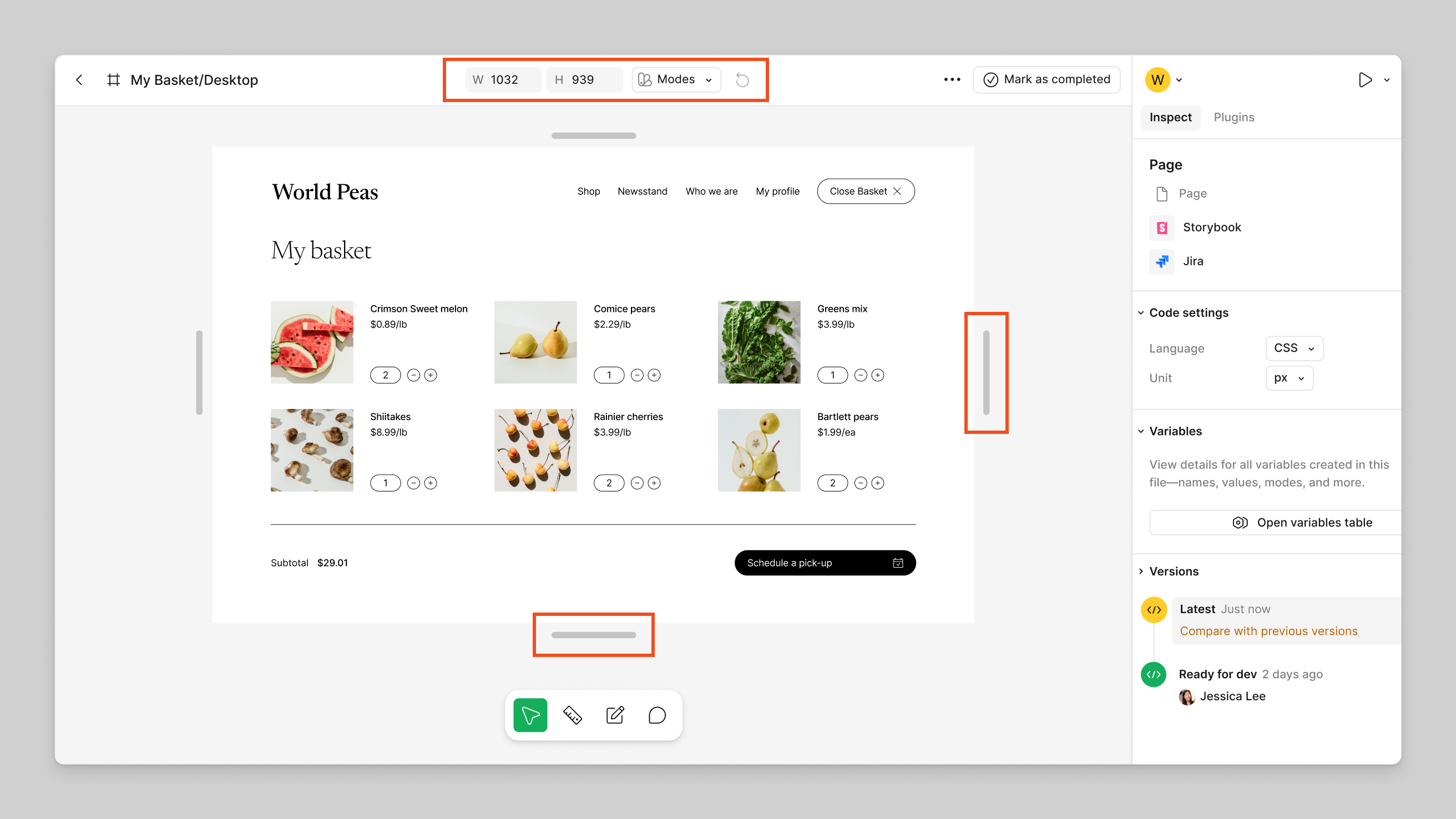 Figma lower page