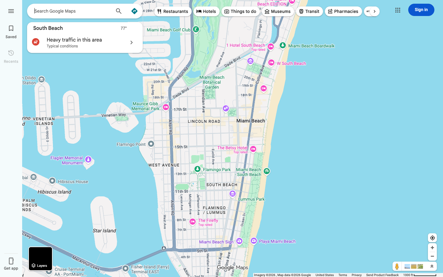 Google Maps mid-page