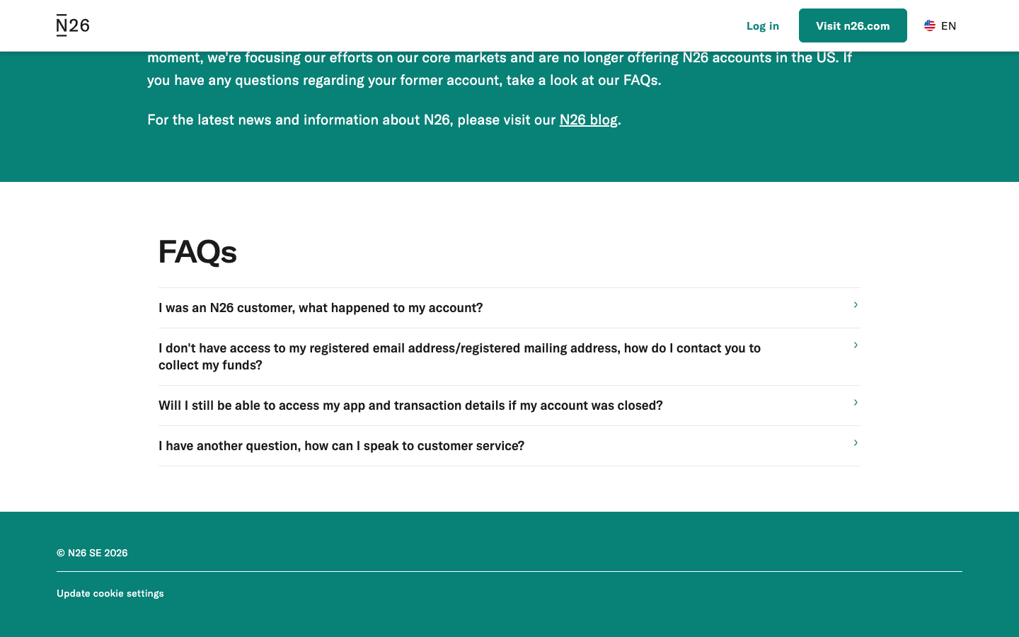 N26 lower page