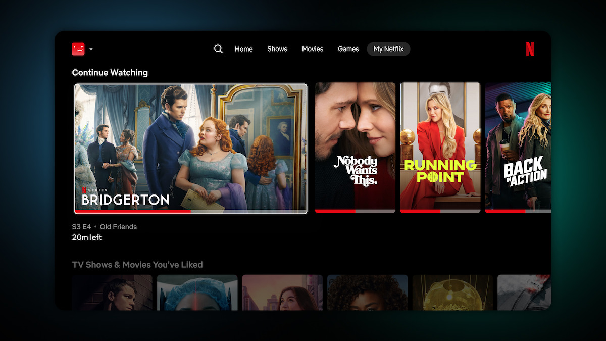 Netflix lower page