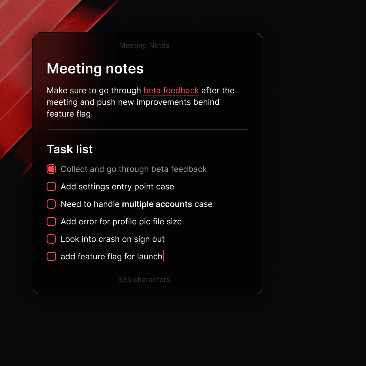 Raycast lower page