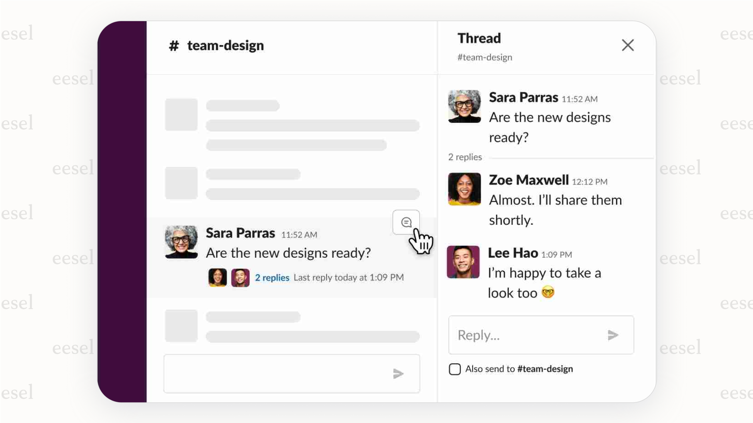 Slack mid-page