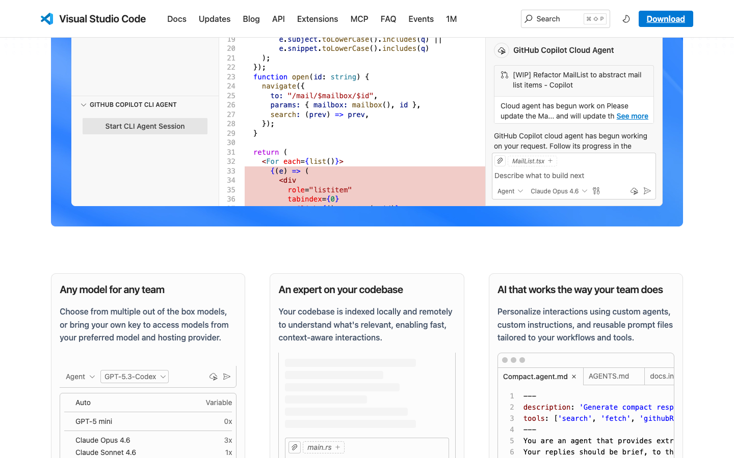 VS Code mid-page